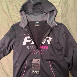 FXR Kids Black and Pink Hoodie